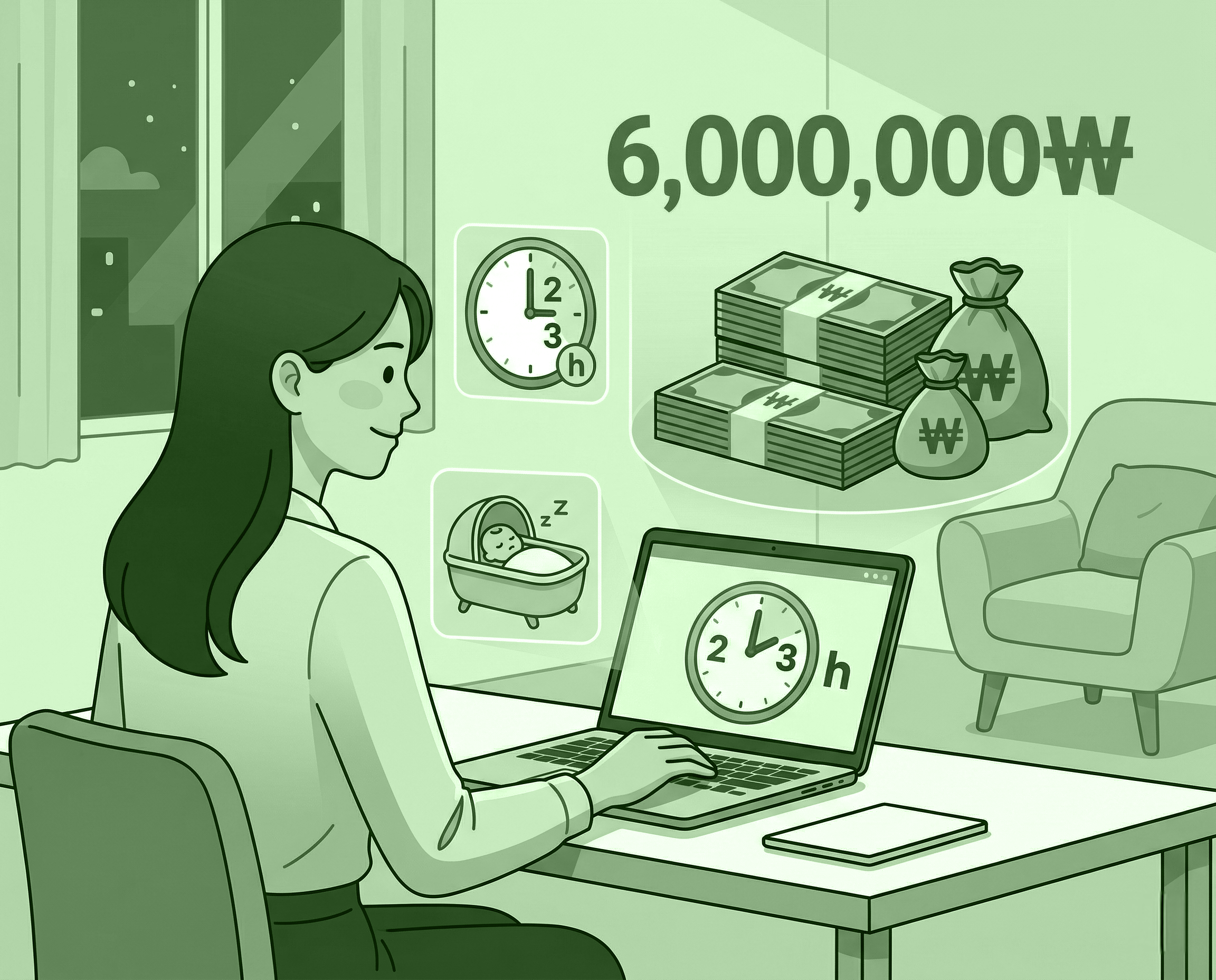 경력단절이지만, 월 600만원이 됐습니다